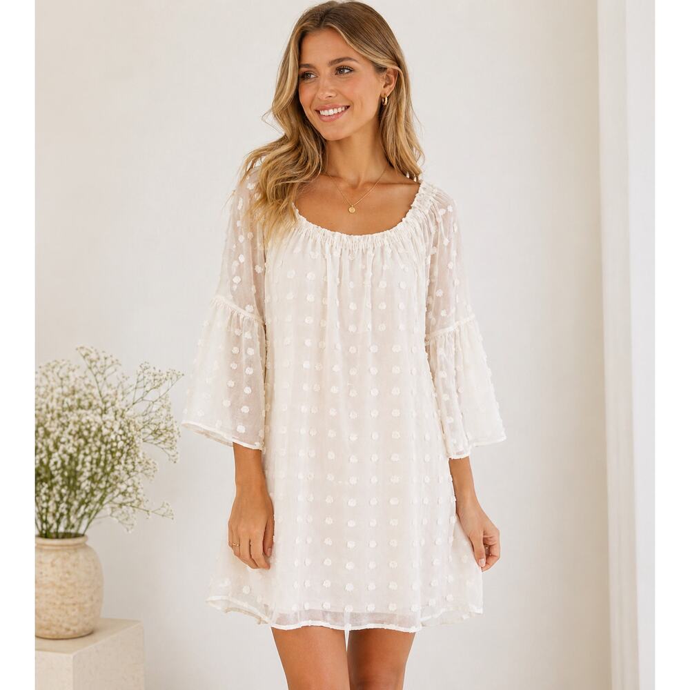Etherial Cottagecore Dress Size L Romantic Boho Whimsical Feminine Romantic